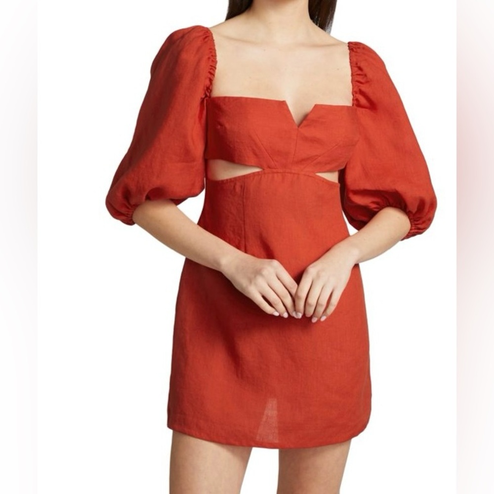#78 RUMER
Reverie Freya Linen Mini Dress
